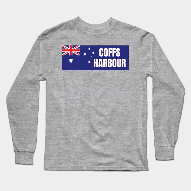 Coffs Harbour City in Australian Flag Long Sleeve T-Shirt by aybe7elf